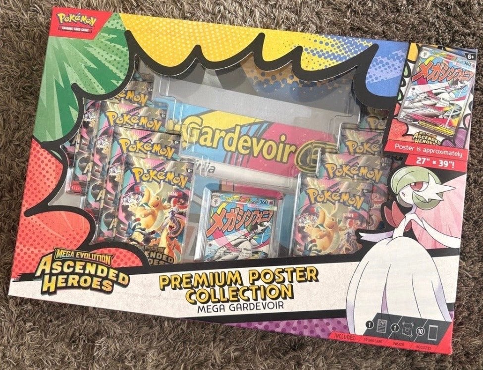 Pokémon TCG: Mega Evolution Ascended Heroes Premium Poster, Ophalen of Verzenden, Nieuw, Overige typen