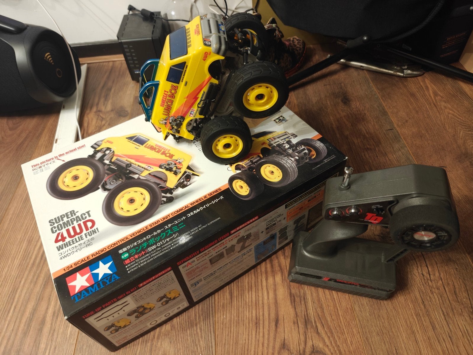 Tamiya SW-01 mini LunchBox 1:24, Elektro, Ophalen of Verzenden, Zo goed als nieuw, Auto onroad
