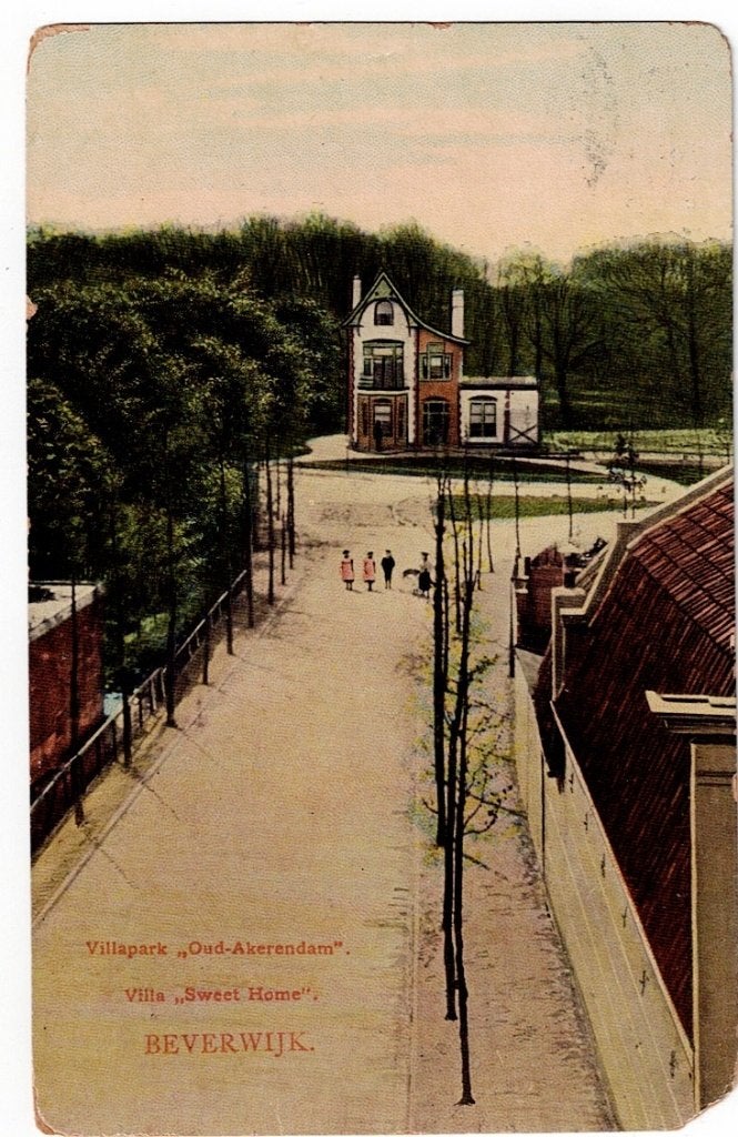 Beverwijk 1912. Villapark "Oud - Akerendam" Villa "Sweet Hom, Ophalen of Verzenden, Voor 1920, Gelopen, Noord-Holland