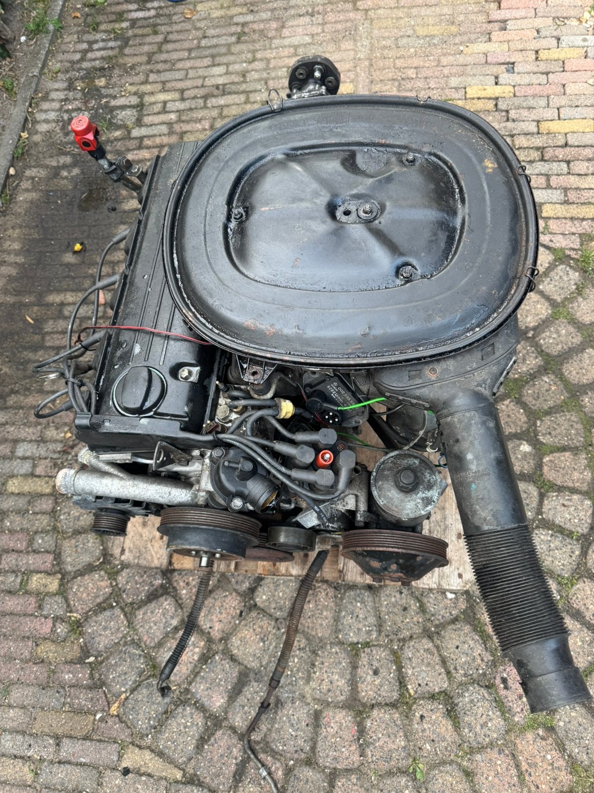 Mercedes W124 M102 motorblok met 722.4 versnellingsbak, Ophalen, Gebruikt, Mercedes-Benz