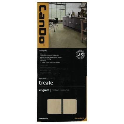 Cando visgraat klassiek eiken klik pvc, Doe-het-zelf en Verbouw, Ophalen, -, 50 tot 150 cm, -