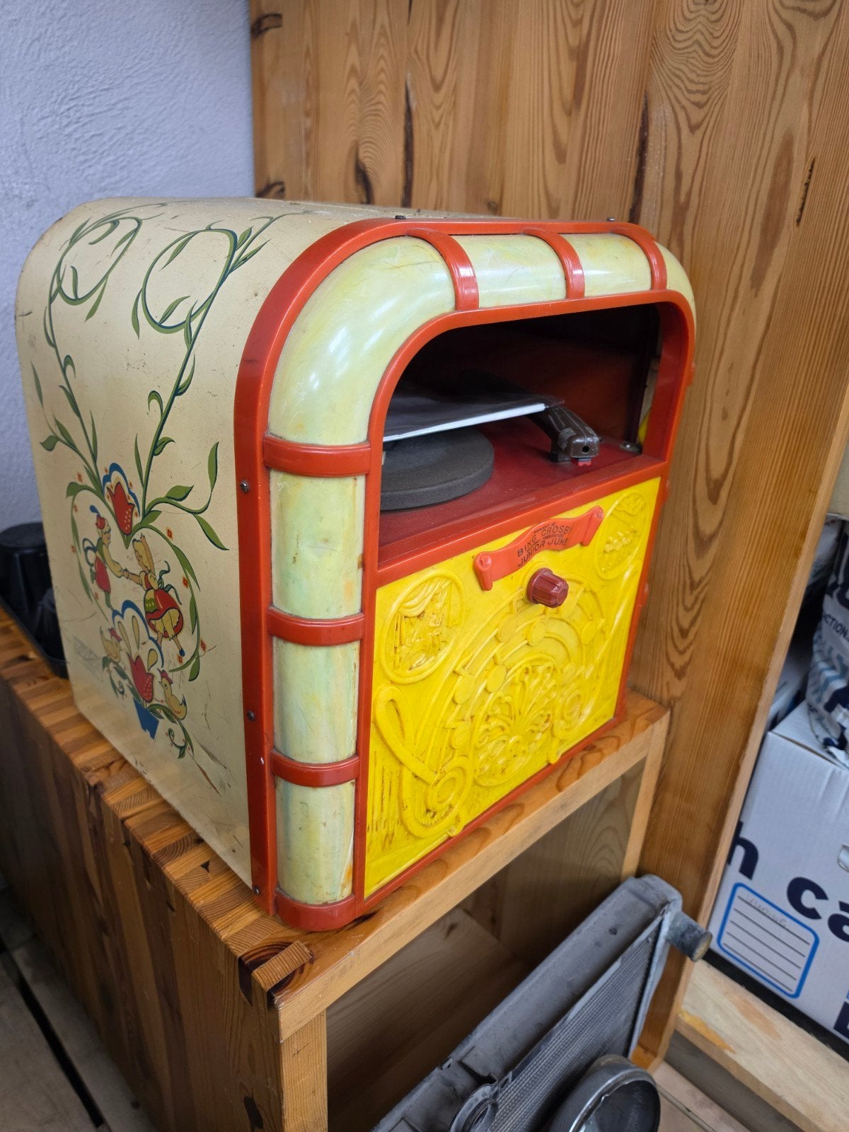 Bing Crosby Junior Jukebox - Oud en onbekend, Ophalen, Niet werkend, Platenspeler, Overige merken
