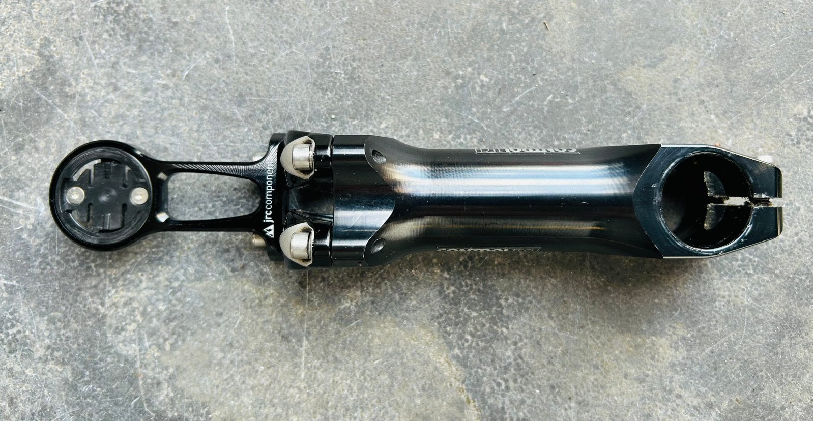 Controltech Newton Scandium stuurpen + Garmin mount, Ophalen of Verzenden, Zo goed als nieuw, Aluminium