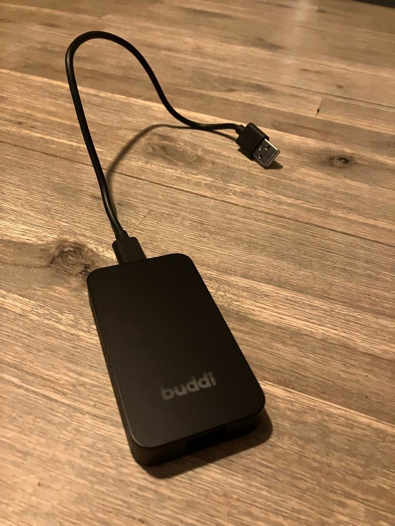 Buddi CarPlay Dongle - Draadloze Apple CarPlay Adapter, Ophalen of Verzenden, Zo goed als nieuw