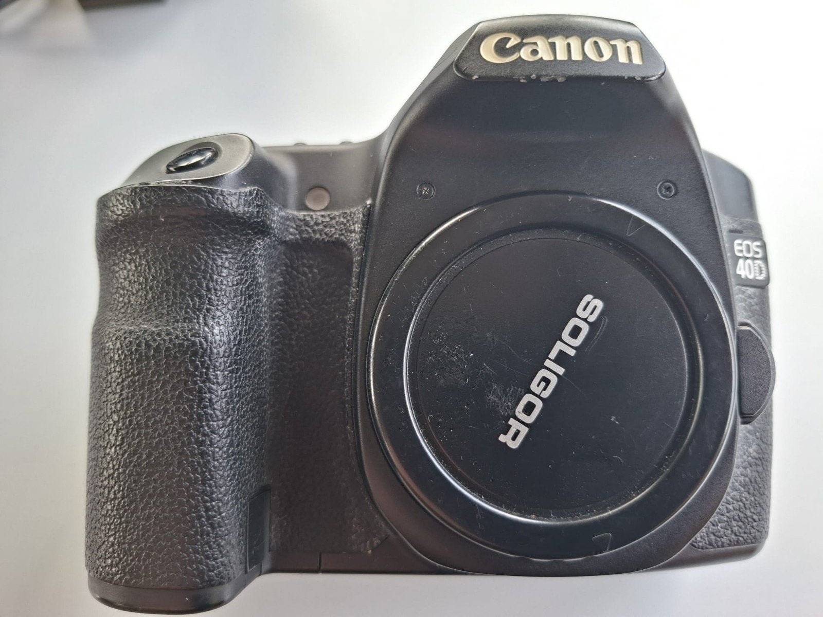 Canon EOS 40D Spiegelreflexcamera flashcard defect, Ingebouwde flitser, Bodydop, Gebruikt, Spiegelreflex