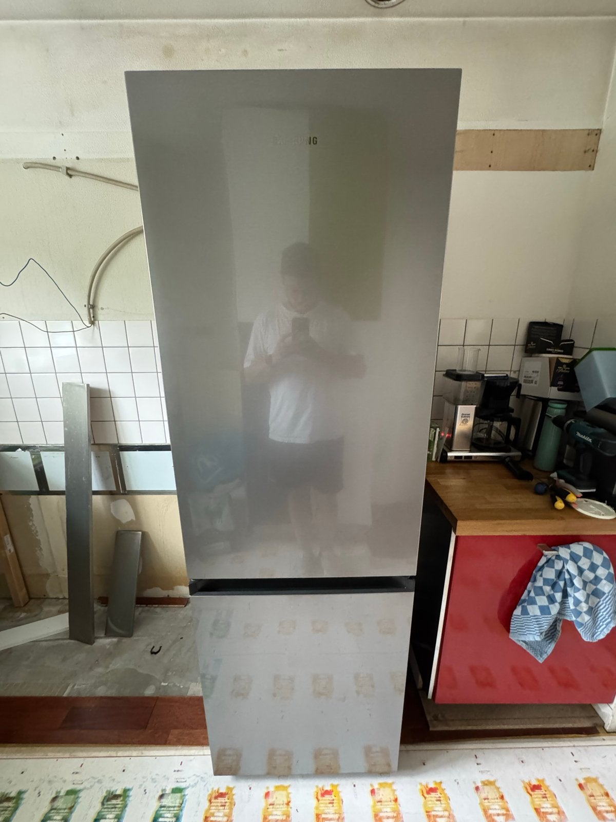 Samsung koel/vriescombinatie, Ophalen, 200 liter of meer, 60 cm of meer, Met aparte vriezer