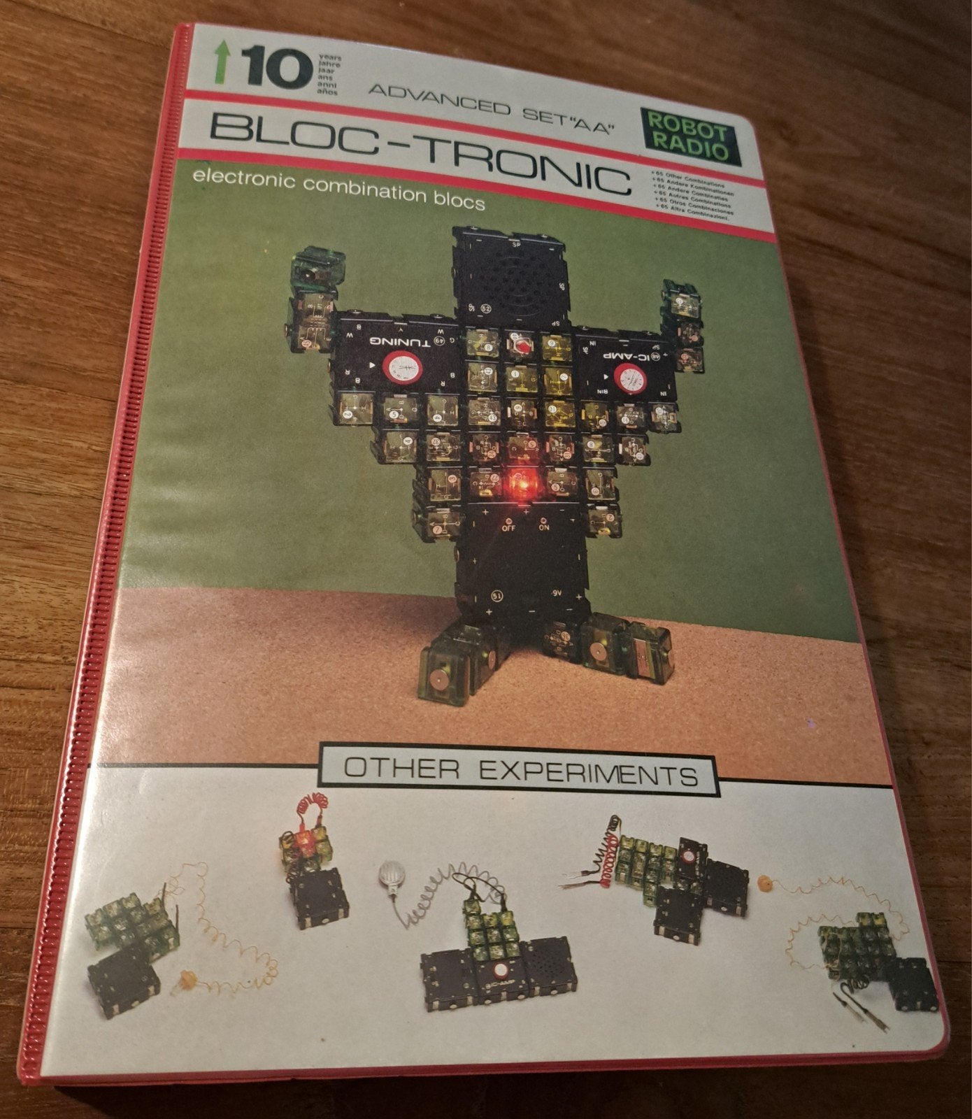 Vintage Bloc-Tronic Electronica Experimenteerdoos Jaren '80, Ophalen of Verzenden, Gebruikt, Elektronica