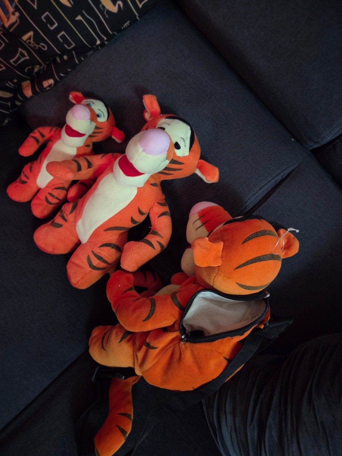 Tijgertje knuffels en rugzak - Disney Winnie de Poeh, Ophalen of Verzenden, Disney
