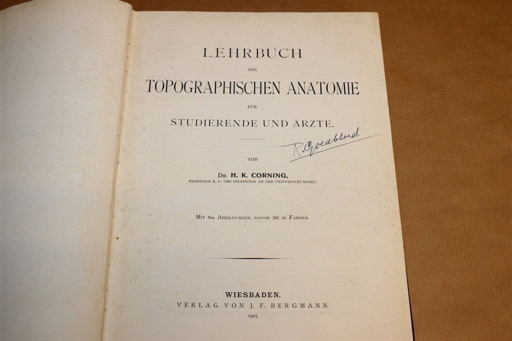 Topografische Anatomie [1907] — Antiek — 604 Afb., Ophalen of Verzenden