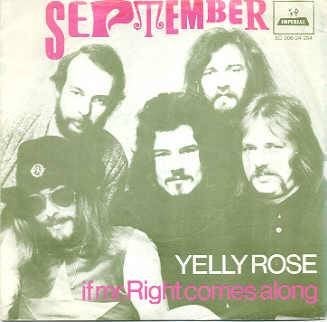 Nederbeat- September- Yelly Rose, Cd's en Dvd's, Vinyl Singles, Gebruikt, Verzenden, 7 inch, Fotohoes