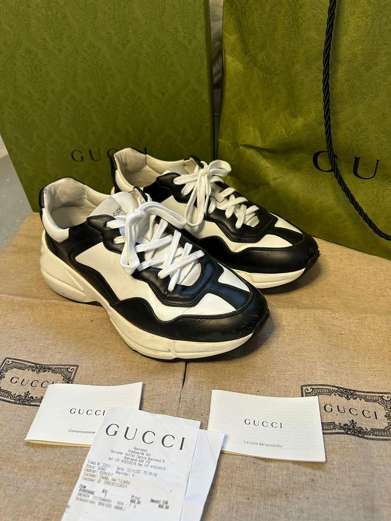Gucci Rhyton Sneakers - Exclusief Roermond Outlet, Kleding | Dames, Ophalen of Verzenden, Zo goed als nieuw, Zwart, Sneakers of Gympen
