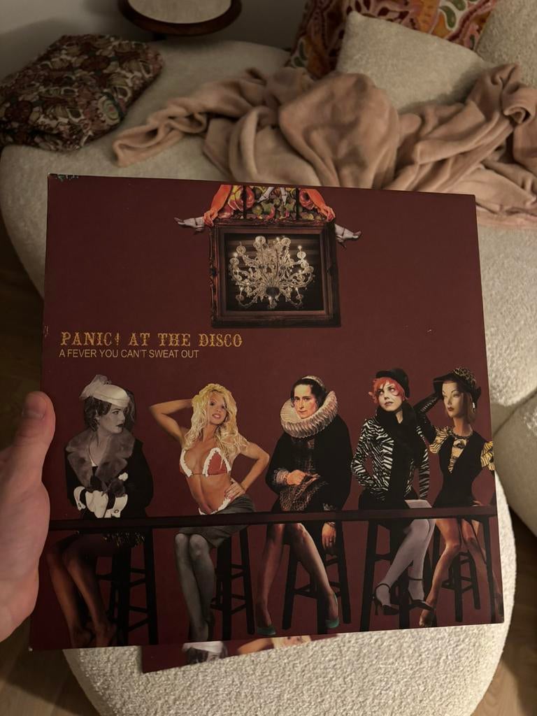 Lp panic at the disco - a fever you cant sweat out vinyl, Ophalen of Verzenden, Zo goed als nieuw, 12 inch