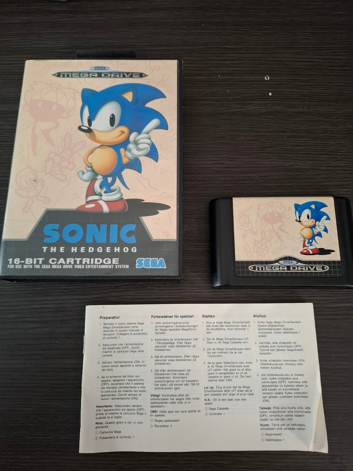 sonic the hedgehog sega, Spelcomputers en Games, Games | Sega, Gebruikt, 1 speler, Ophalen of Verzenden, Vanaf 3 jaar