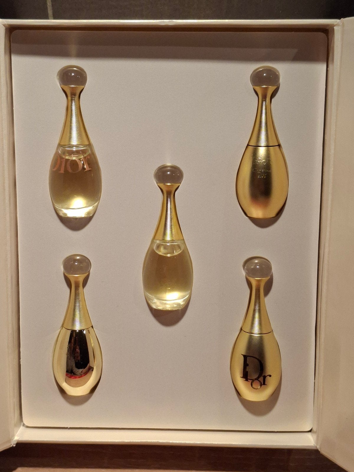 J'adore Dior miniatuurset - collector's item, Verzamelen, Ophalen of Verzenden, Nieuw, Miniatuur, Gevuld