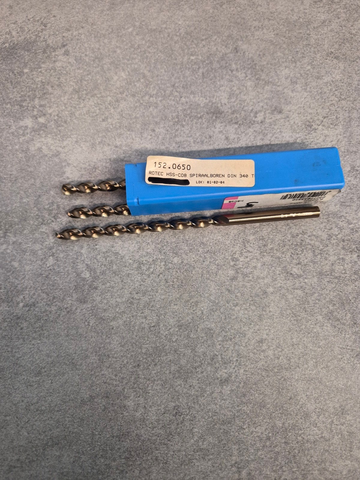 Spiraalboren Set 6.50mm HSS-COB DIN 340 T, Ophalen of Verzenden, Nieuw, Overige typen