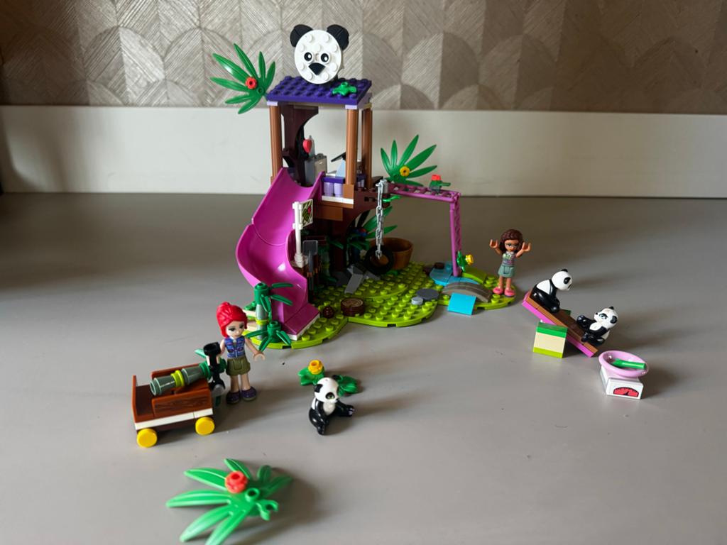 Lego Friends 41422 Panda Jungle Boomhut - Z.G.A.N. Compleet, Ophalen of Verzenden, Zo goed als nieuw