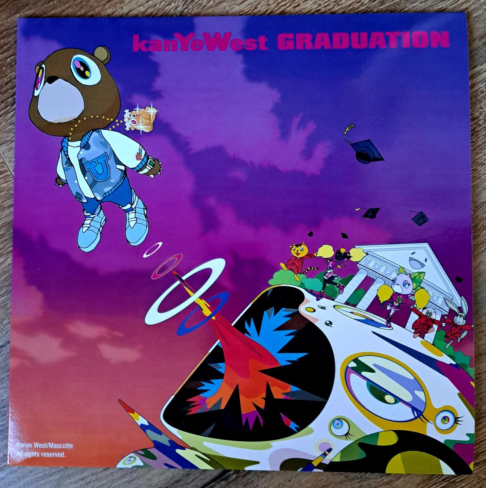 Kanye West - Graduation LP (Blauw Vinyl), LP, Colored vinyl, Ophalen of Verzenden, 12 inch