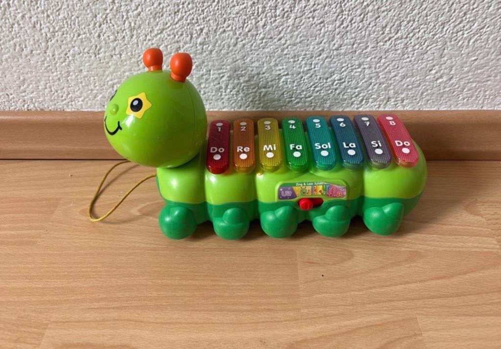 Vtech Rups met geluid en xylofoon, Ophalen of Verzenden, Gebruikt, Overige typen, Met geluid