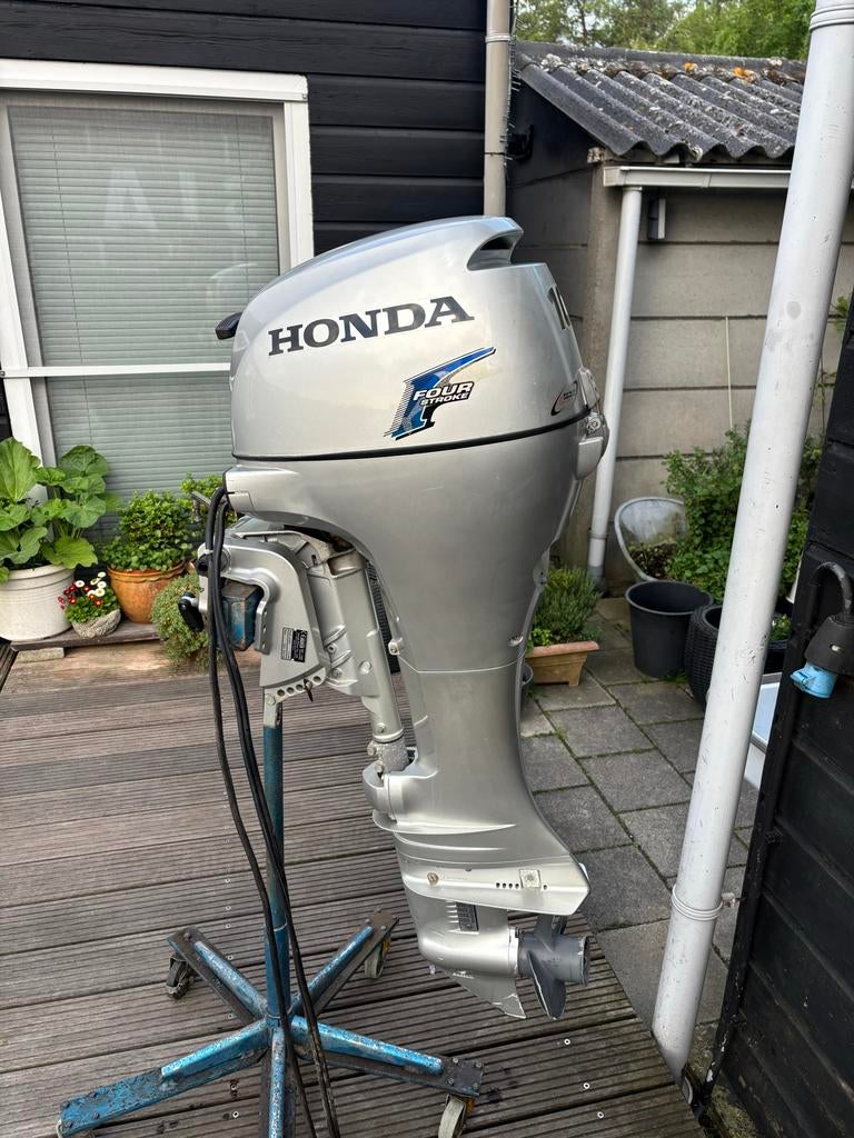Honda BF10D Langstaart, Elektrische start, Afstandbediening, Watersport en Boten, Ophalen, Gebruikt, 5 tot 10 pk, Viertaktmotor