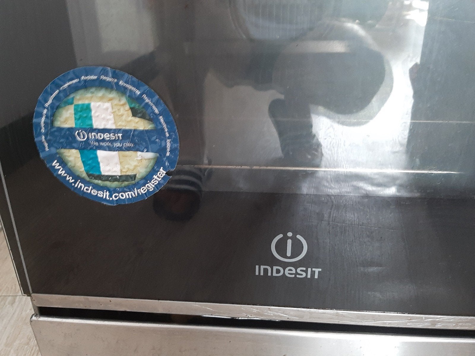 Gasfornuis Indesit met oven weinig gebruikt zo goed als nieu, Ophalen of Verzenden, Gebruikt, Minder dan 45 cm