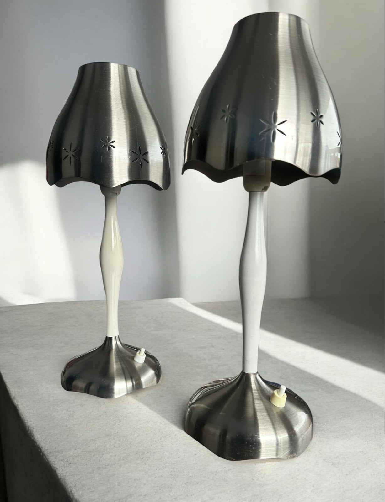 Set van twee vintage IKEA lampen - JANSJÖ stijl, Ophalen of Verzenden