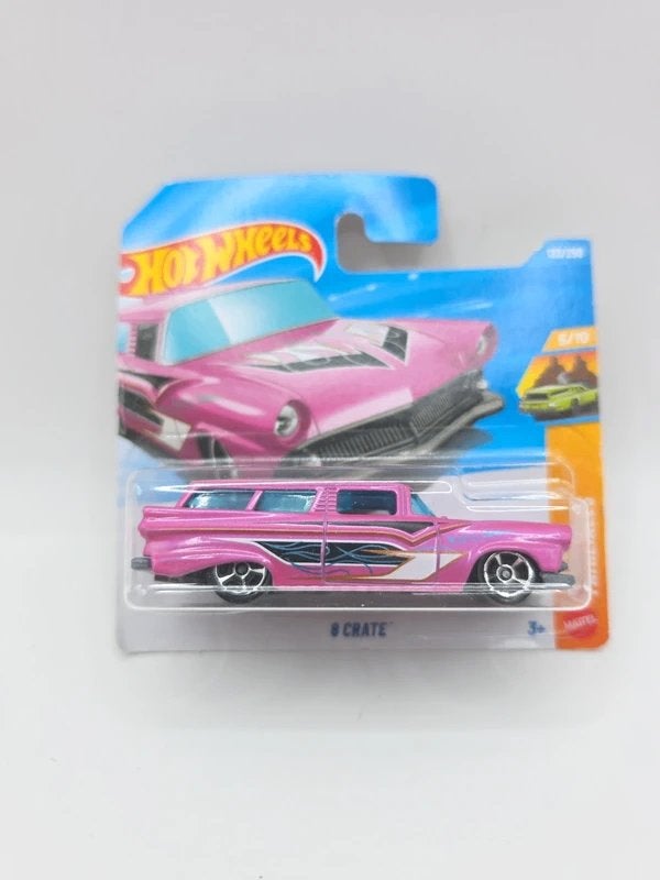 Hot Wheels 8 Crate – Roze – HW Wagons, Hot Wheels, Nieuw, Ophalen of Verzenden, Hot Wheels