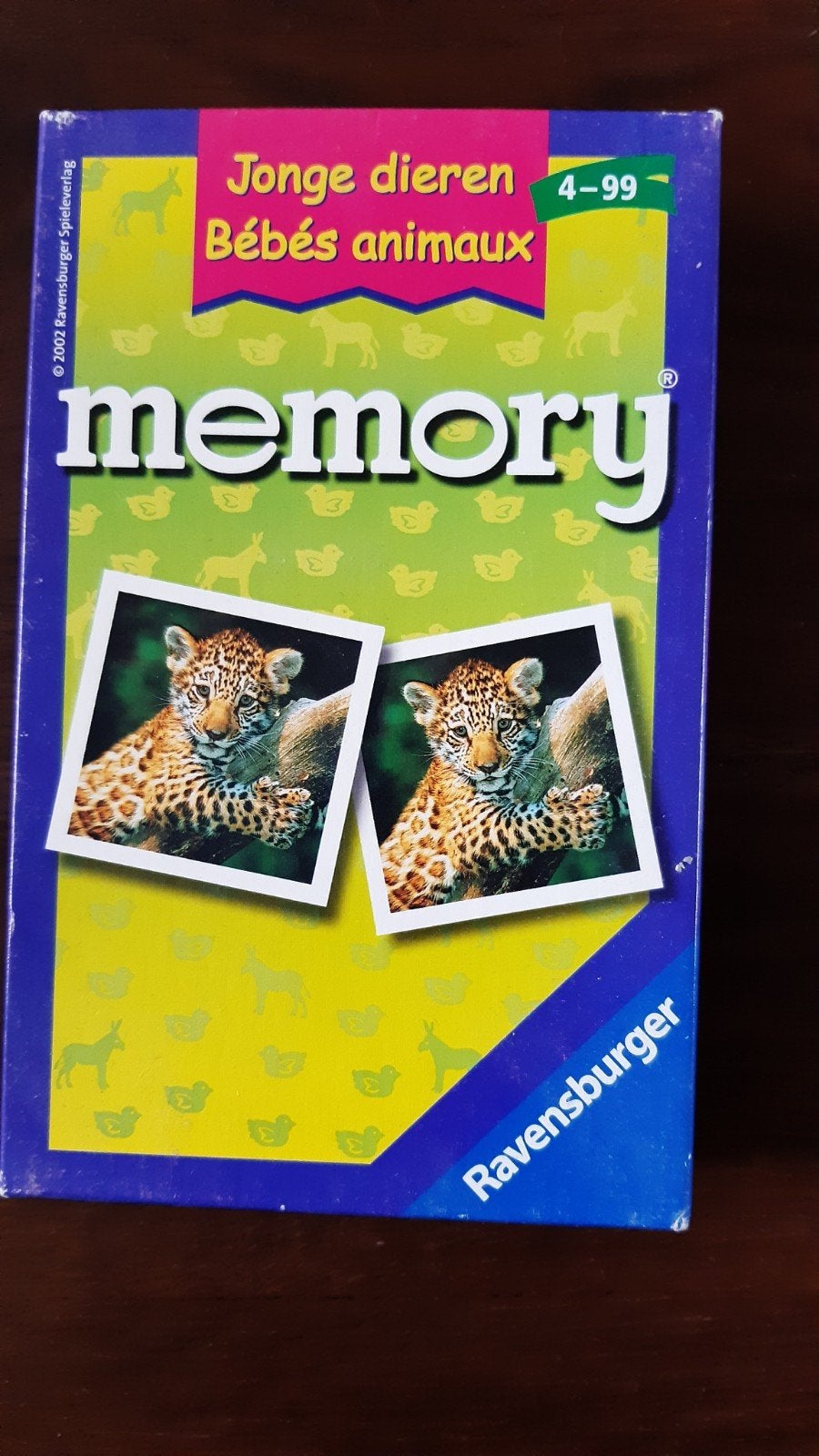 Memory spel Ravensburger Jonge Dieren, Vijf spelers of meer, Ophalen of Verzenden, Gebruikt, Ravensburger