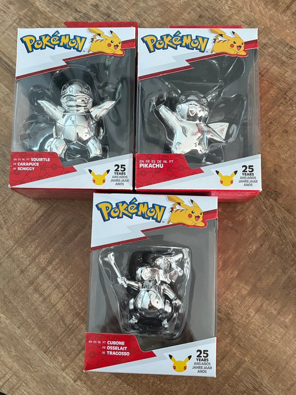 Pokémon 25 jaar zilveren figuren, Verzamelen, Ophalen, Nieuw