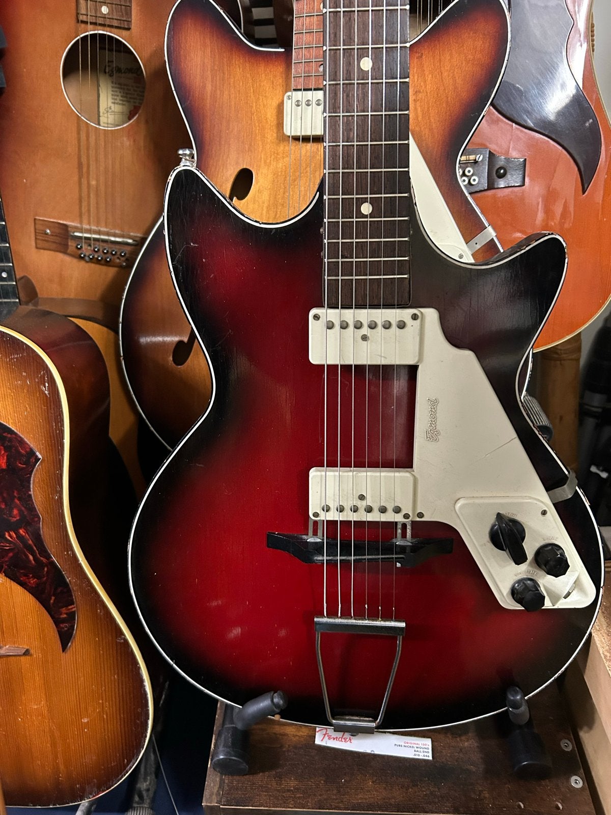 Egmond Solid 7 Elektrische Gitaar - Made in Holland, Muziek en Instrumenten, Snaarinstrumenten | Gitaren | Elektrisch, Ophalen