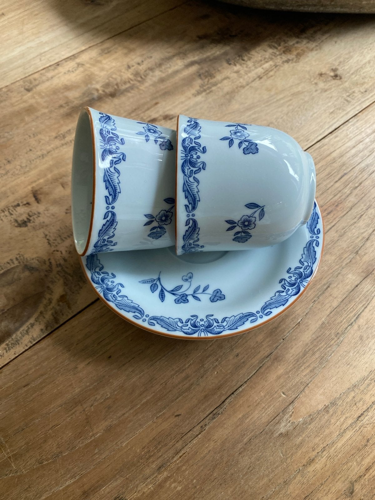 Puntgave Rörstrand Ostindia koffiekopjes (2 stuks), Ophalen