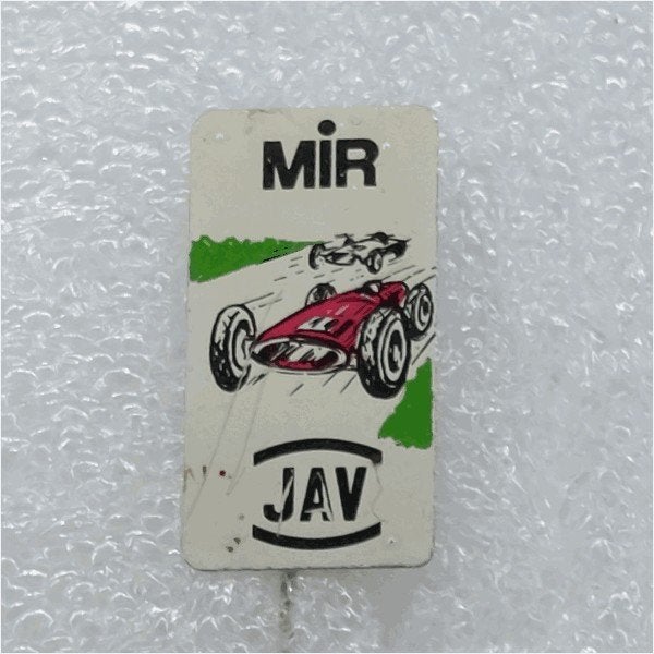 SP0664 Speldje MIR JAV autosport, Ophalen of Verzenden, Gebruikt, Overige onderwerpen