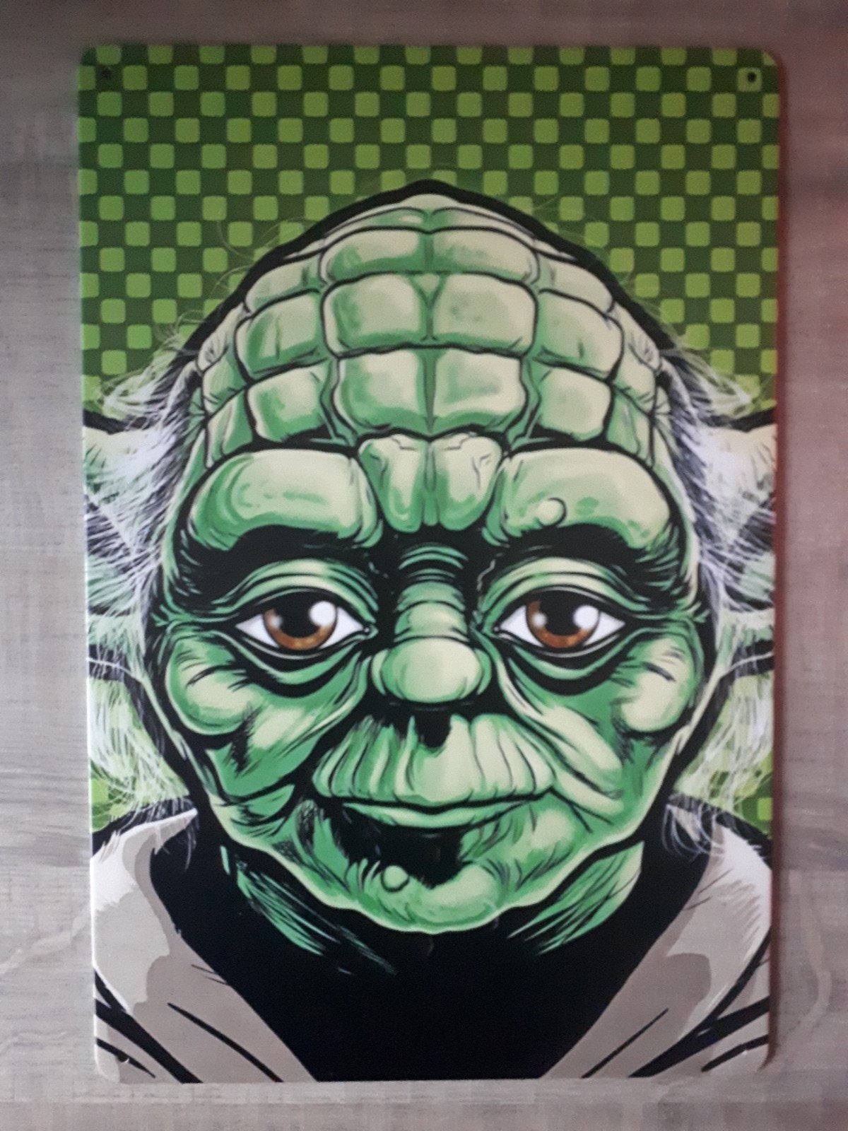 Yoda Star Wars 20x30 cm Metalen Reclamebord, Ophalen of Verzenden, Nieuw, Overige typen