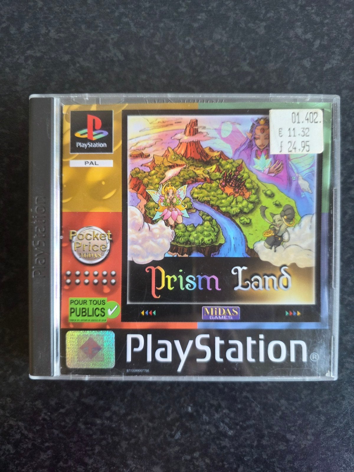 PlayStation 1 game Prism Land origineel, Ophalen, Puzzel en Educatief, 1 speler, Zo goed als nieuw