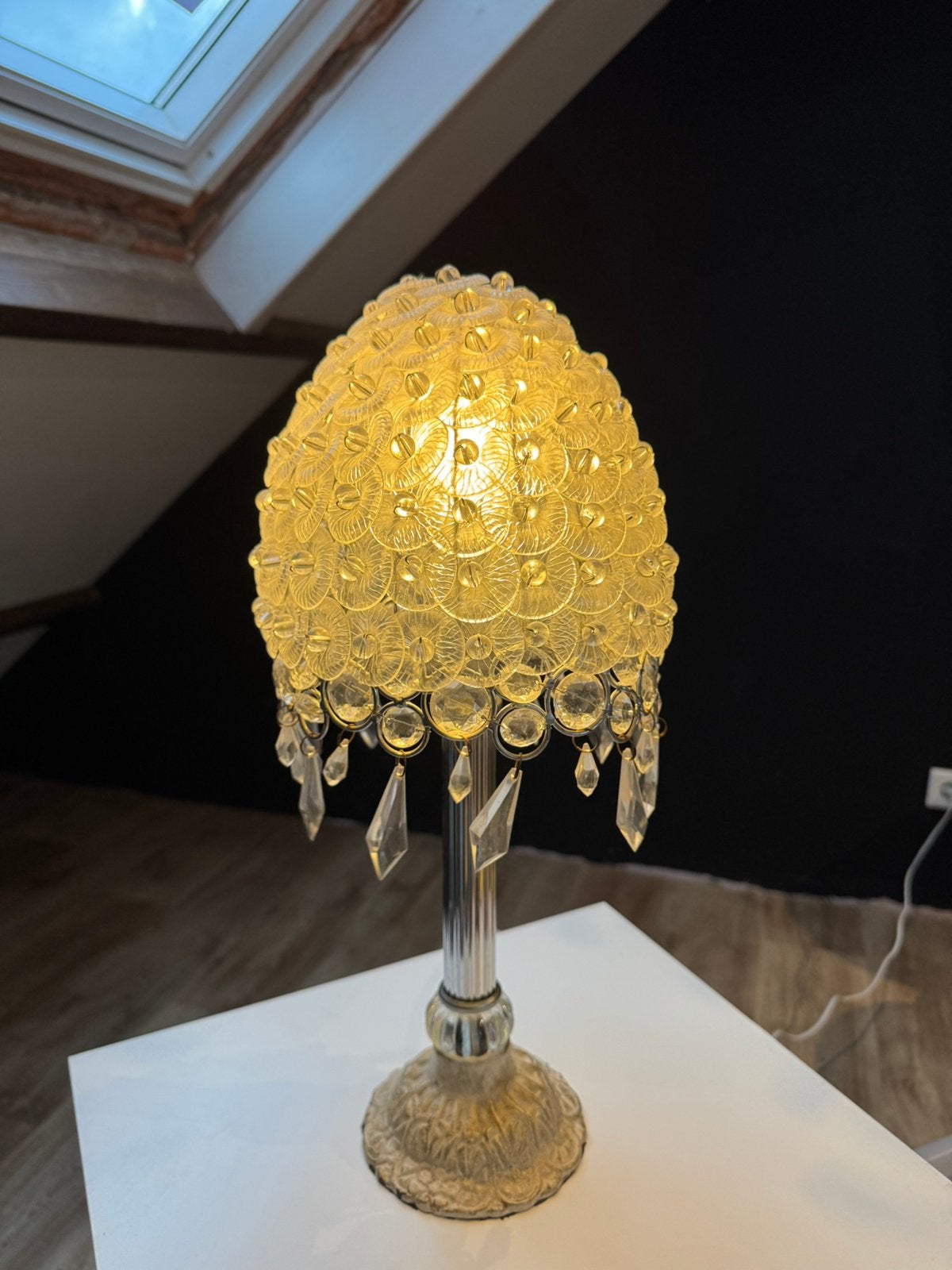 Vintage lamp - gratis ophalen, Ophalen, Zo goed als nieuw, Vintage