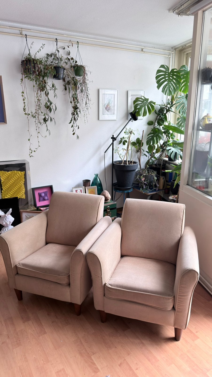 2 lekkere fauteuils, Ophalen, Gebruikt, 75 tot 100 cm, 75 tot 100 cm