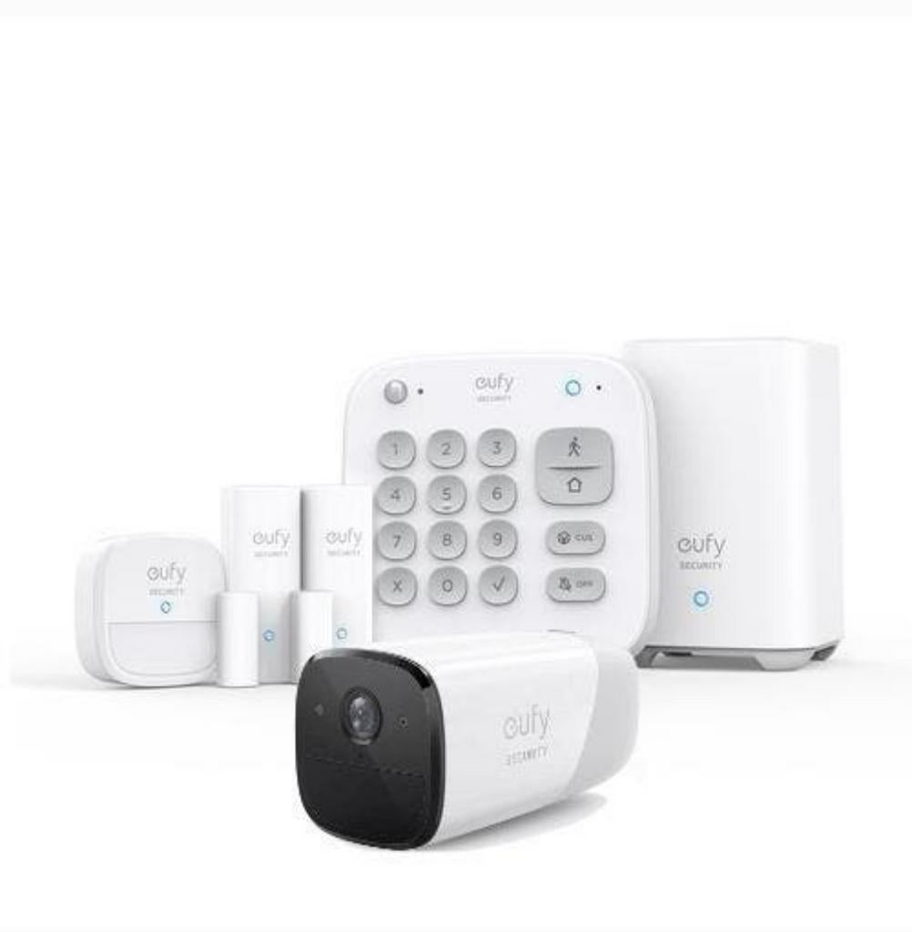 Eufy Beveiligingsset: Alarmsysteem, Camera, Deurbel, Beweging, Ophalen of Verzenden, Zo goed als nieuw, Compleet systeem