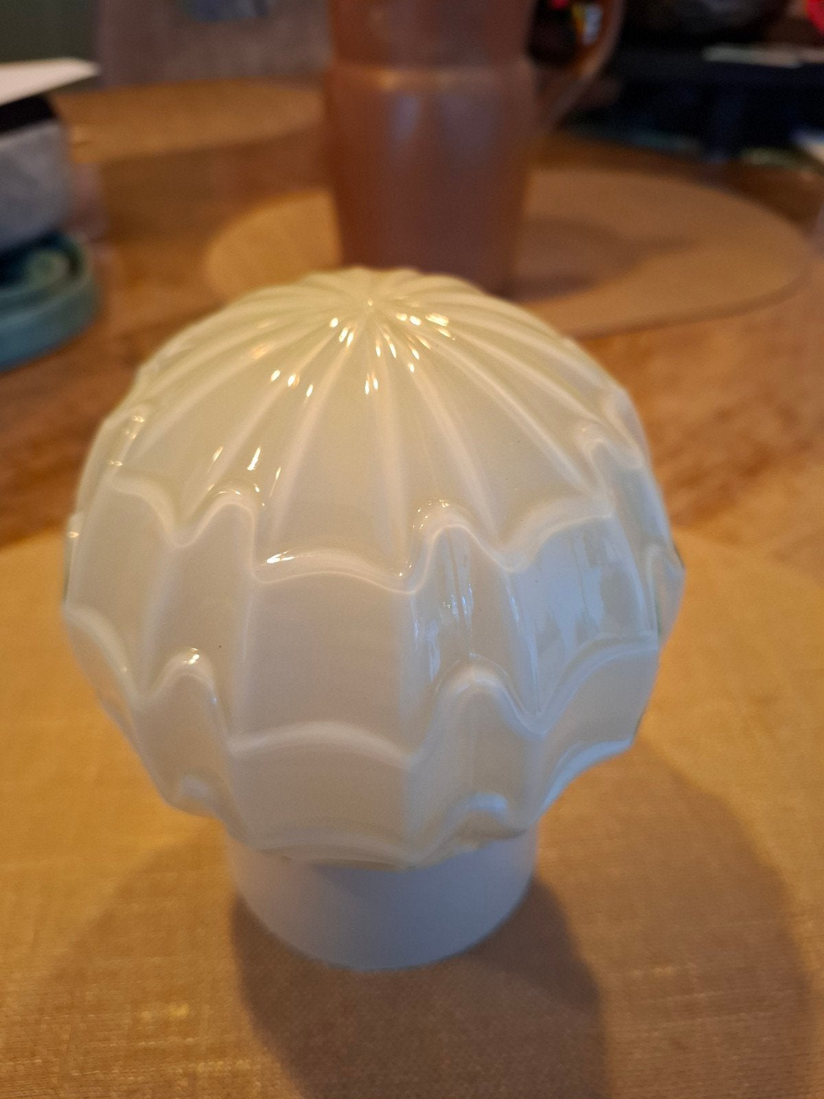 Originele Thabur Plafondlamp Jaren '30 - Art Deco Plafonnièr, Beige, Vintage, Ophalen of Verzenden, Zo goed als nieuw