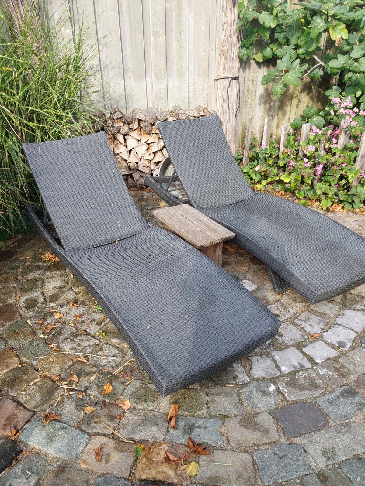 2 Wicker ligbedden - beschadigd, Ophalen, Gebruikt, Wicker