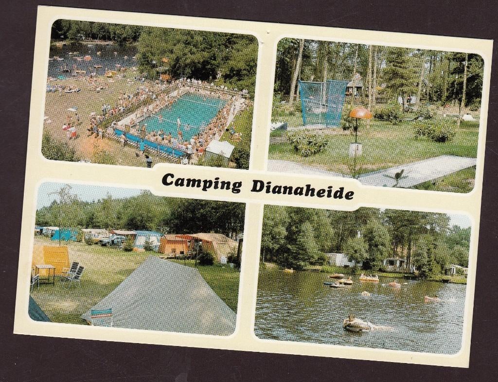 Amen 4 luik Camping Dianaheide 1984 Gelopen, Verzenden, 1980 tot heden, Gelopen, Drenthe