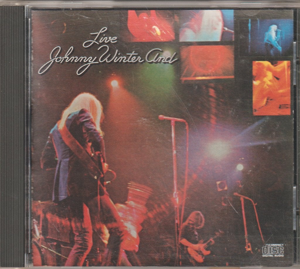Johnny Winter - Live, Johnny Winter and, Cd's en Dvd's, Ophalen of Verzenden, 1960 tot 1980, Gebruikt, Jazz