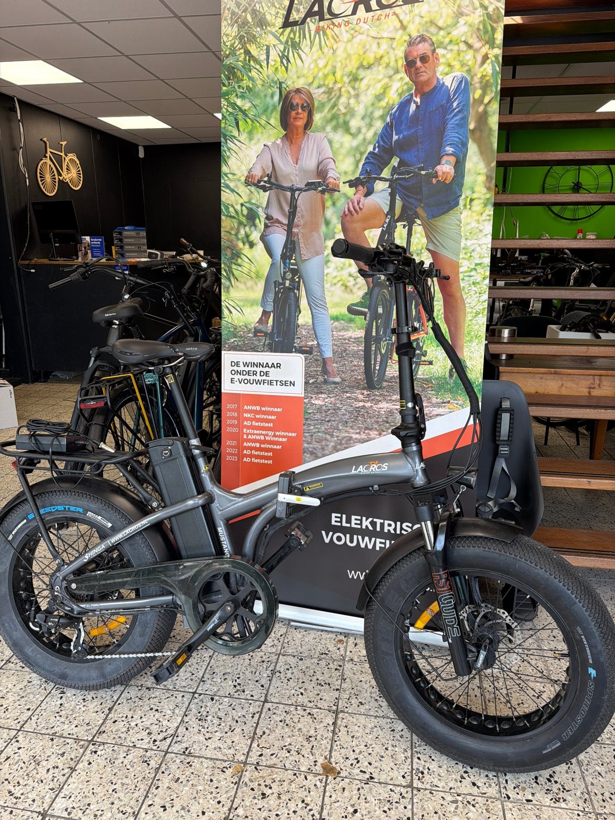 Lacros Mustang S4 Vouwfiets - Zeer Stoer en Goed Onderhouden, Overige merken, Gebruikt, Ophalen of Verzenden, Minder dan 47 cm
