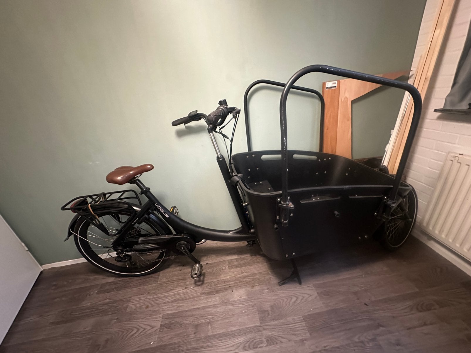 Bakfiets vogue, Fietsen en Brommers, Ophalen, Zo goed als nieuw, 2 kinderen, Overige merken
