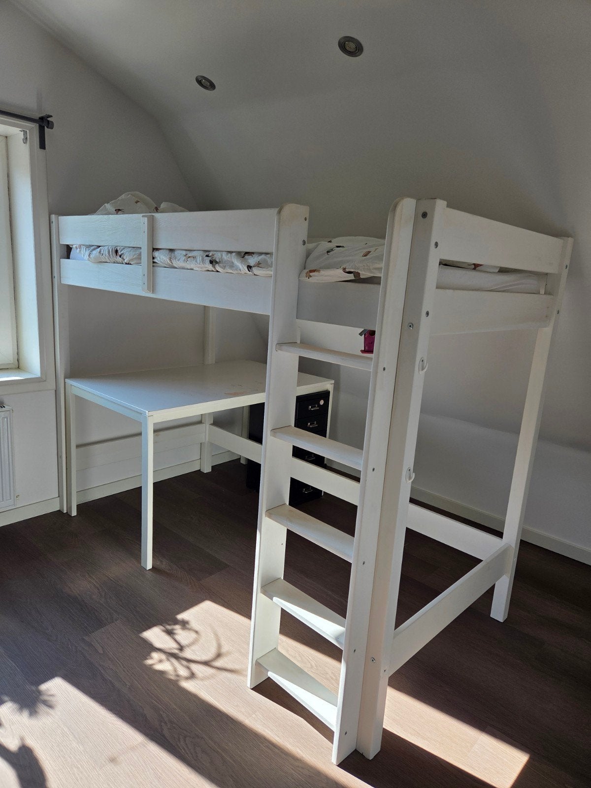 Eenpersoons hoogslaper  - 207x105x153 cm, Ophalen, Gebruikt, Eenpersoons, 90 cm