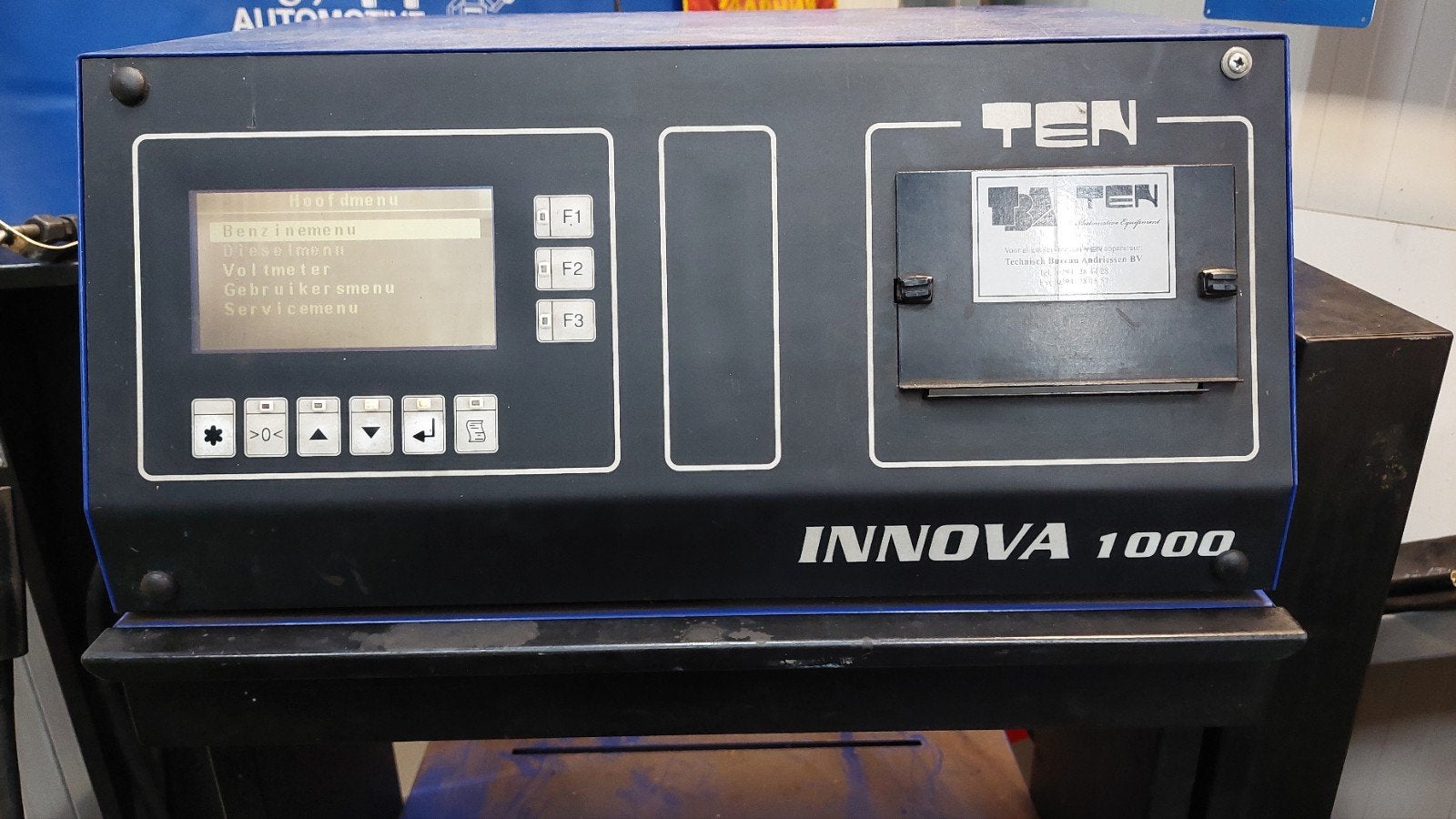 TEN Innova 1000 viergastester, Ophalen, Gebruikt