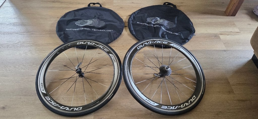 Shimano Dura-Ace C50 Carbon Wielset (WH-9000), Ophalen of Verzenden, Gebruikt, Overige typen