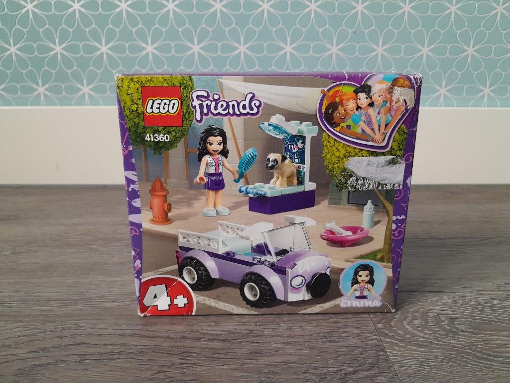 LEGO Friends Emma's Mobiele Dierenkliniek - 41360, Lego, Friends, Ophalen of Verzenden, Zo goed als nieuw