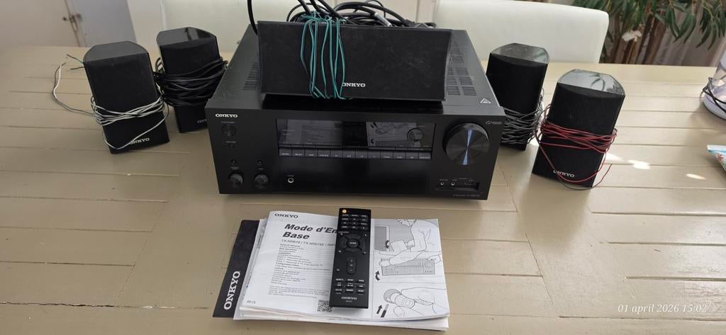 Onkyo TX-NR676E AV Receiver met 5.1 Speakerset, Overige merken, Zo goed als nieuw, Speakers, Losse componenten