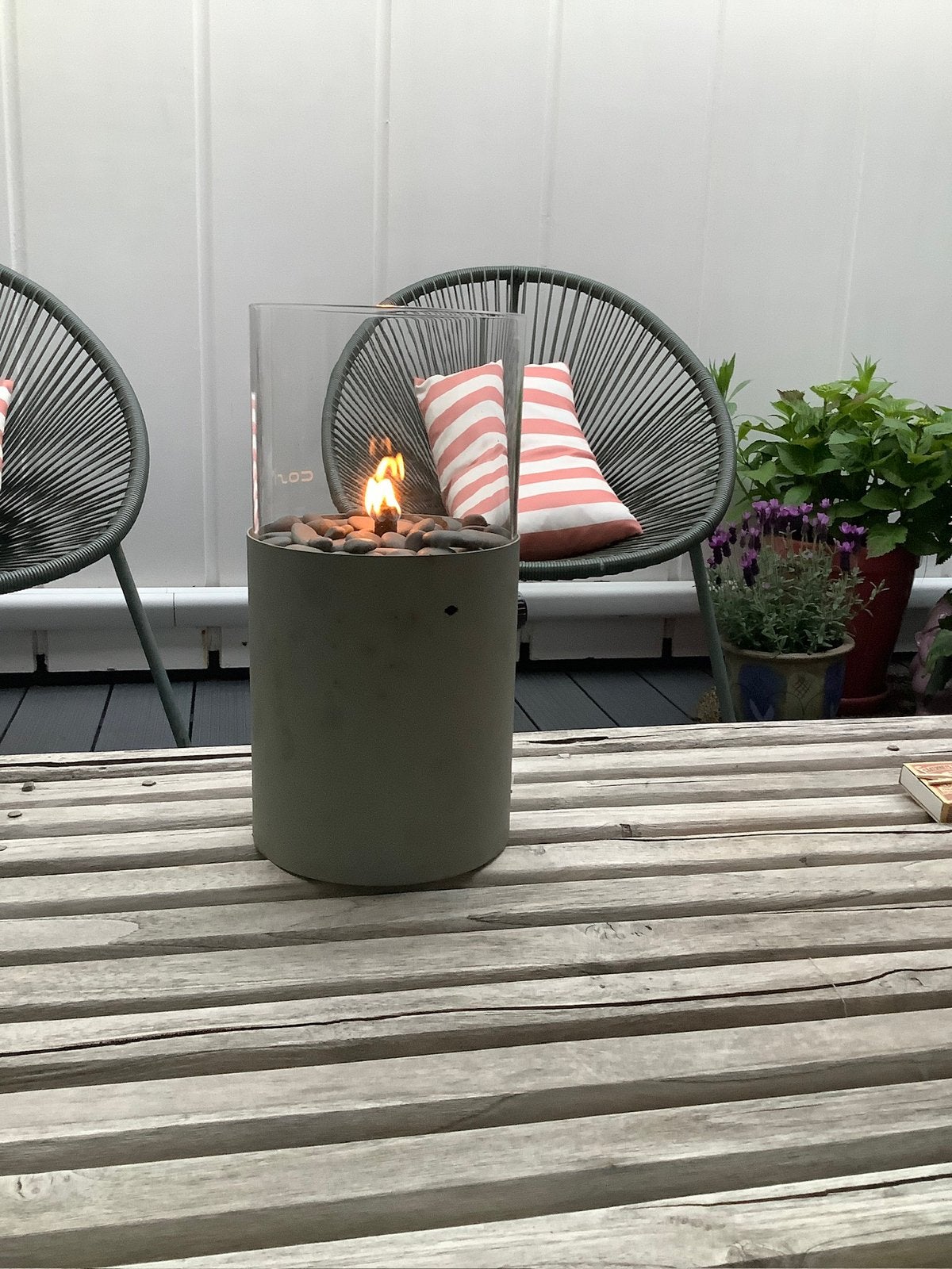 Sfeervolle vuurkorf/vuurton voor buiten, Tuin en Terras, Vuurkorven, Ophalen, Zo goed als nieuw, Vuurkorf