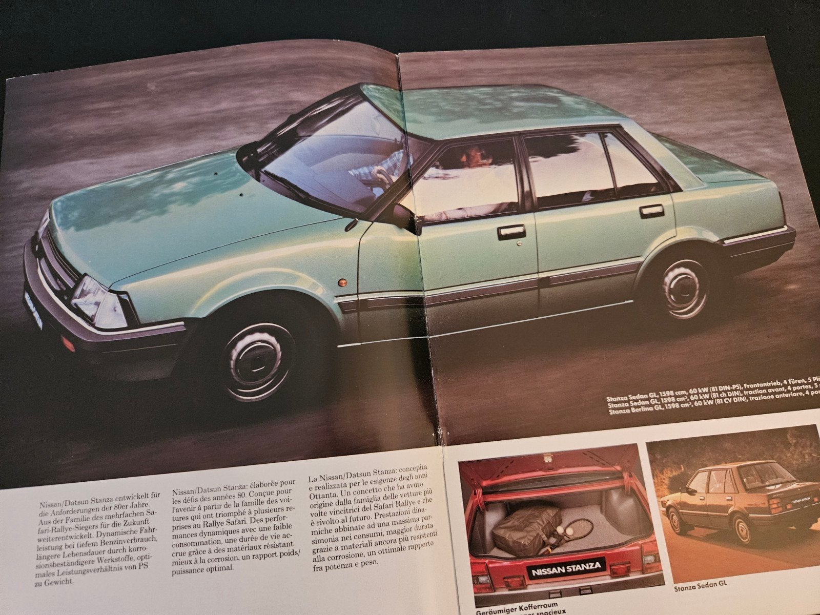 Brochure Nissan/Datsun Stanza, Ophalen of Verzenden, Zo goed als nieuw, Nissan