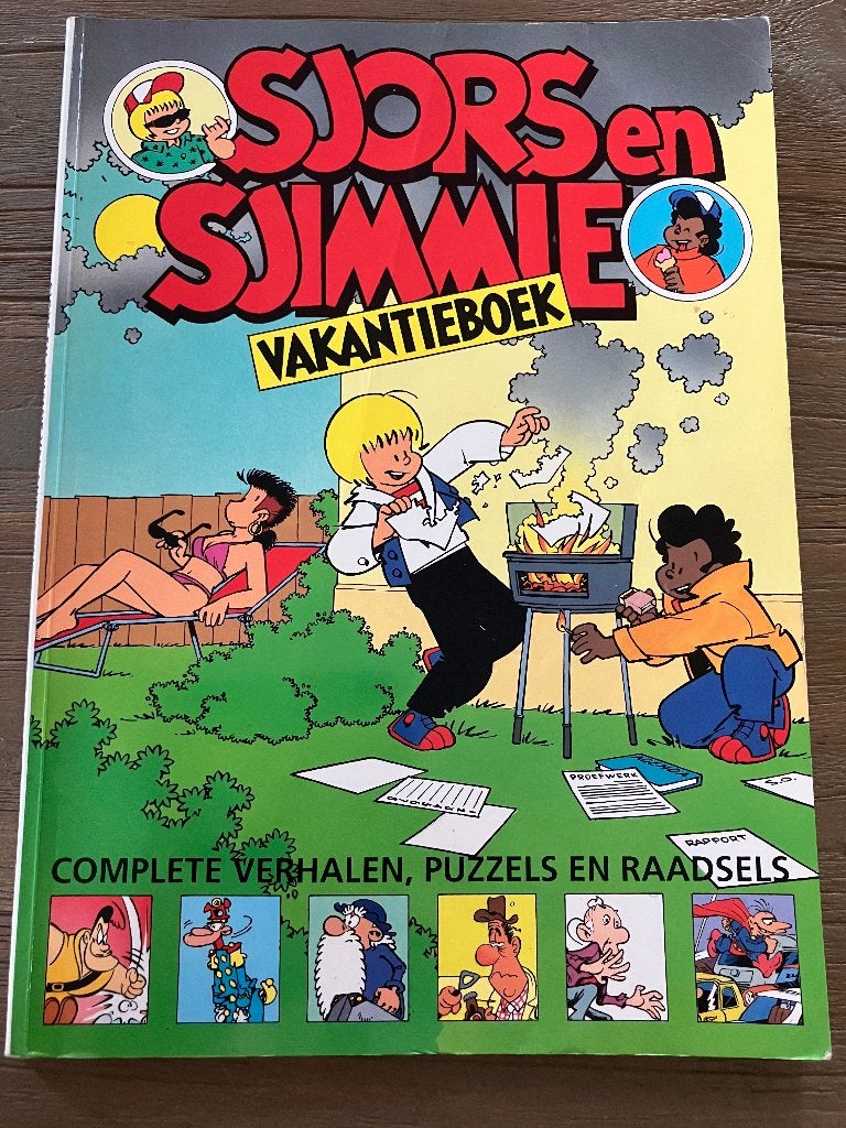 Leuke Sjors en Sjimmie Vakantieboek, Eén stripboek, Ophalen of Verzenden, Zo goed als nieuw